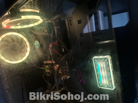 Full desktop pc with table for sale